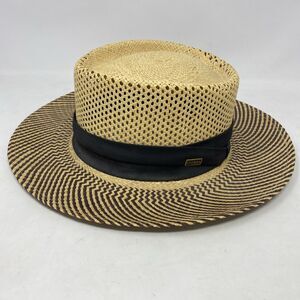 Dobbs Genuine Panama Straw Khaki Sizes Small 6 3/4 - 6 7/8
